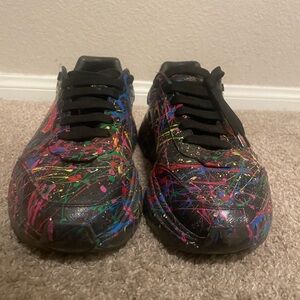 Dolce & Gabbana Black Multicolor Kids Sneakers